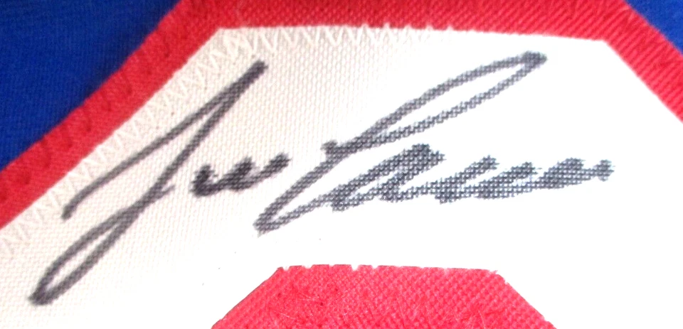 Jose Canseco / Autographed Texas Rangers Blue Custom Baseball Jersey / PSA/DNA - Image 4 of 4