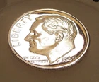 1960 Gem CAMEO Proof "EYE CANDY" Dime 90% Silver Blazing Luster #827 ~  18