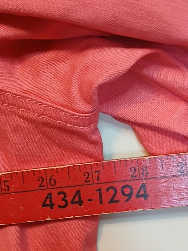 Isaac Mizrahi Ladies Plus Size 24W Pink Denim Button Up Jacket - Picture 9 of 10