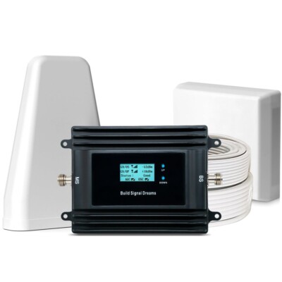 Mobile Signal Booster 2G 3G 4G Tri Band 900/1800/2100Mhz 5G Repeater  Amplifier