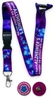 Alzheimer's Lanyard - I Have Alzheimers - Please Be Patient & Matching Pin Badge