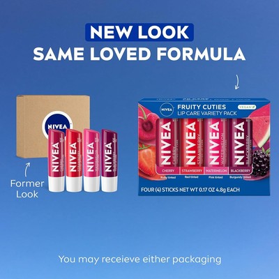 Nivea Lip Care Balm Cherry – 2er Pack, Je 0,17 Unzen (ca. 4,8 G) – Mit Sheabutter & Kirsch-Extrakt Für Sofortige Feuchtigkeit
