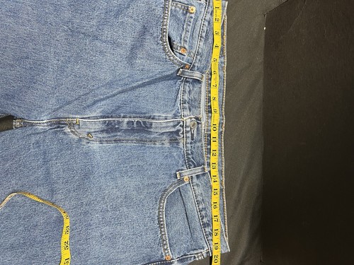 Levi's 505 Regular Fit Jeans Mens 40x34 Blue 100% Cotton Denim - Picture 21 of 23