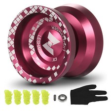 JOLESHARE Aluminum Alloy Yoyo Ball Set Responsive Bearing Strings Glove