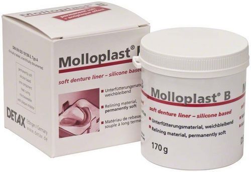 MOLLOPLAST ® B 170gr Suave Material Dental rebase permanente.