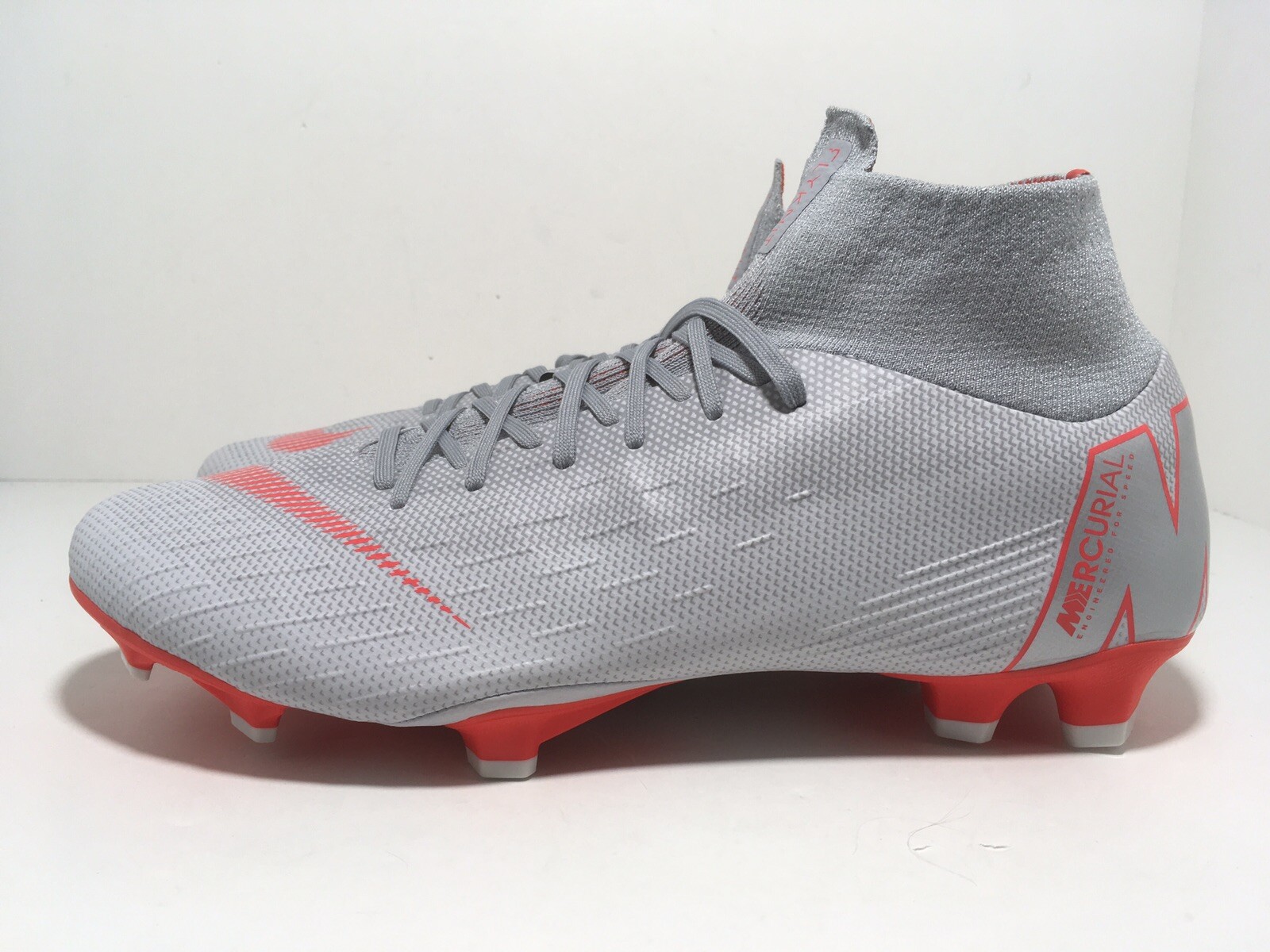 nike mercurial superfly 6 pro fg wolf grey light crimson