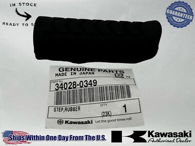 Kawasaki Genuine OEM Authentic Rubber Step 34028-0349 | eBay