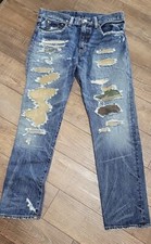Denim  Supply Ralph Lauren Women Boyfriend Distressed Jeans. Size 27