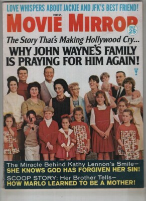 Movie Mirror Magazine John Wayne's Family Kathy Lennon November 1967 100521nonr