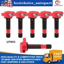 6Pcs Ignition Coil For 2008-2012 Honda Accord V6 3.5L 2009-2014 Acura TL V6 3.5L