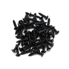 2.5 12mm Bass Guitar Pickguard Screws Scratch Plate Mounting Screw 30Pcs Black