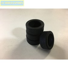 W8492 Scalextric 4 Rally Tyres: Ford Focus, Mitsubishi Lancer, Subaru Impreza +