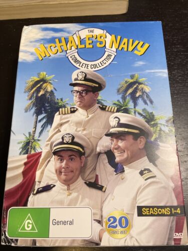 McHale's Navy The Complete Collection Temporada 1-4 20 DVD Caja Set Ernest Borgnine - Imagen 1 de 7