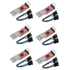 6 Packs USB 2.0 to TTL Module Serial Converter Adapter Module USB to TTL Down...