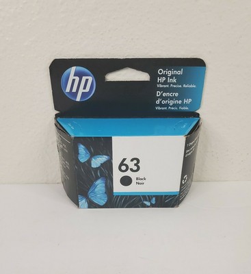 HP 63 Ink Cartridge Black NEW Genuine | eBay