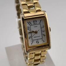 Timex Essentials Watch Womens 19mm Case Quartz Three Hands Analog
