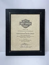 Very Rare “AMF- Harley Davidson Re-Establishment” Letter To All Dealers 1981