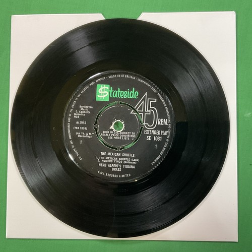 Herb Alpert's Tijuana Brass, The Mexican Shuffle, 45rpm 7” Vinyl Record