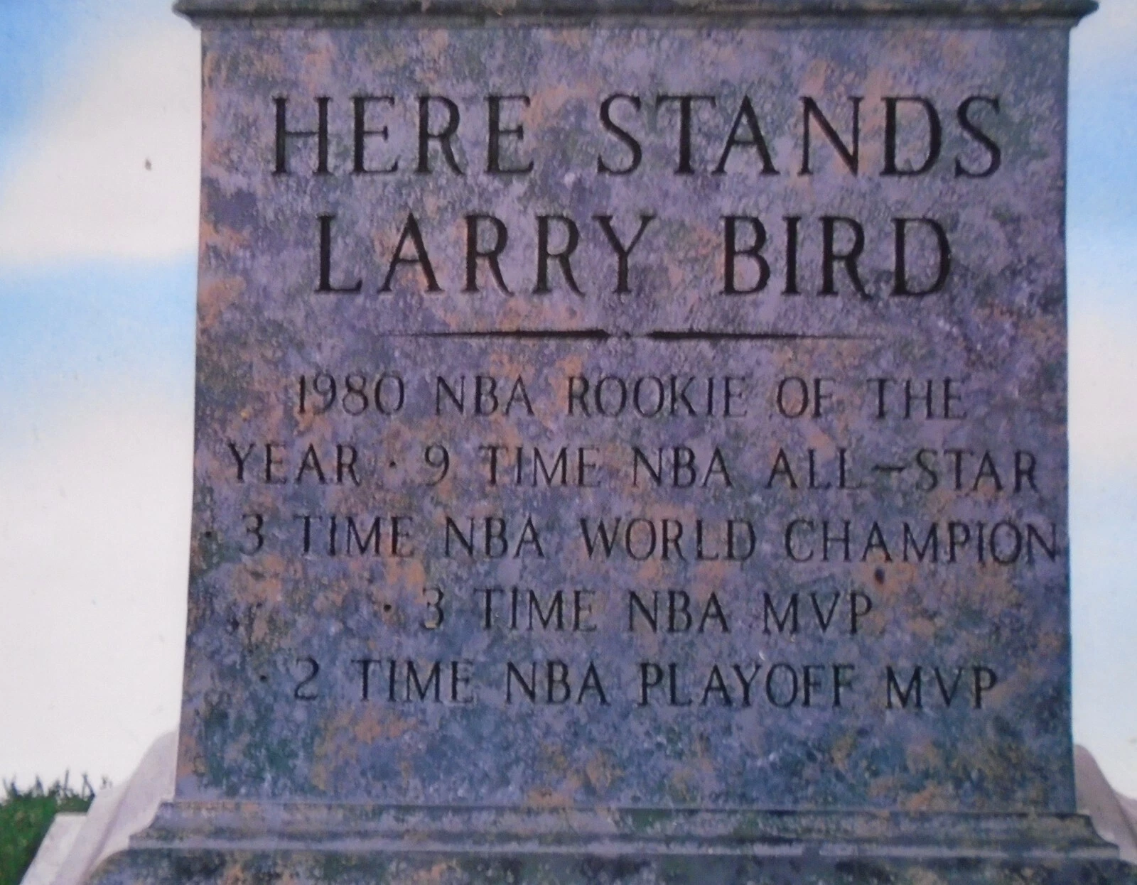 LARRY BIRD CONVERSE POSTER LIVING LEGEND ORIGINAL NICE CONDITION