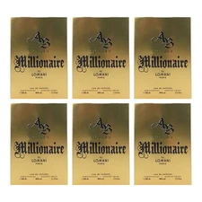 Pack of 6 New Lomani Ab Spirit Millionaire Men 3.30oz