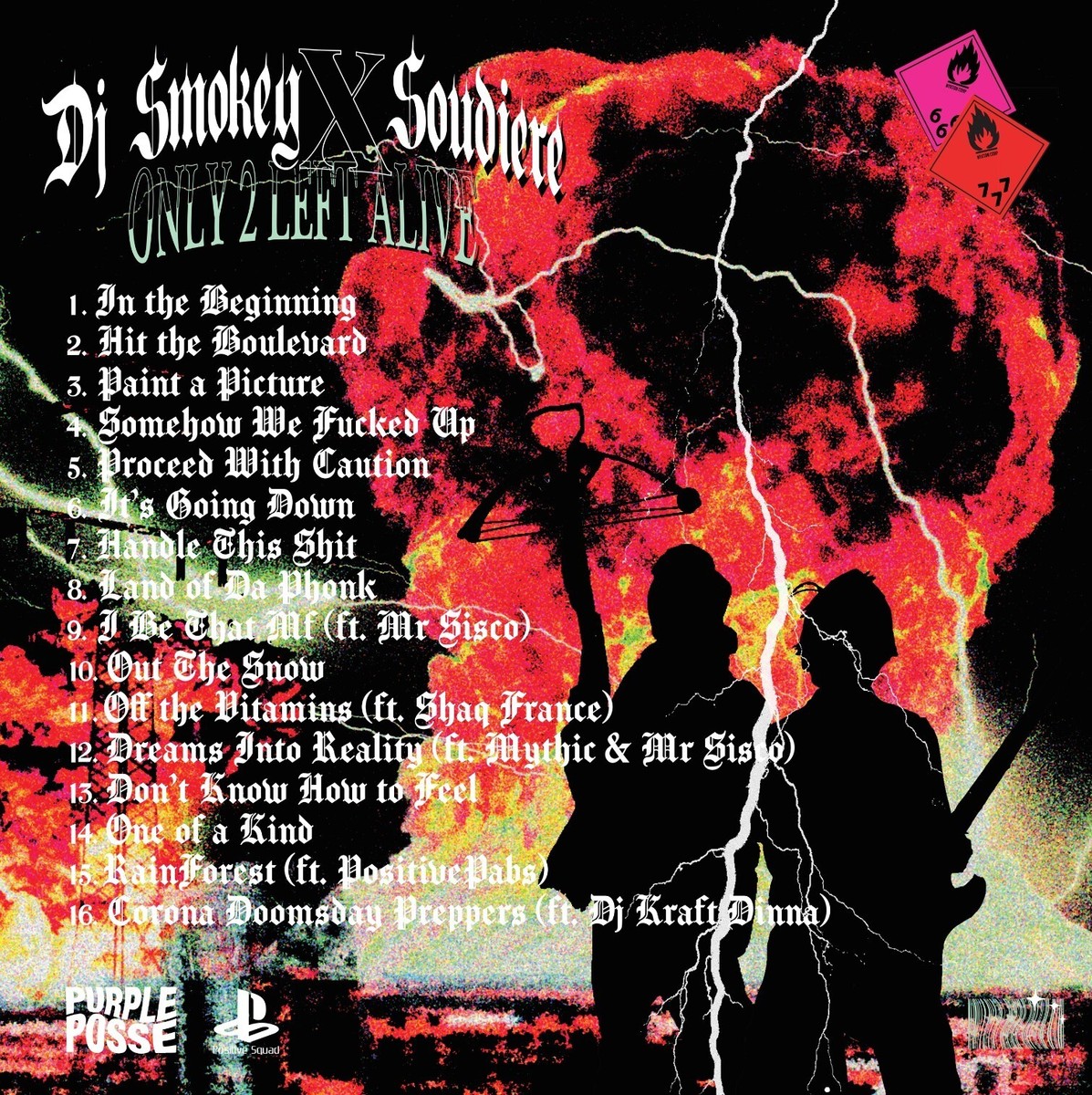 DJ Smokey X Soudiere Only 2 Left Alive Vinyl 2XLP (Condition: M