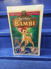 Bambi VHS Disney Clamshell Masterpiece 