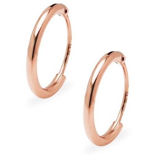STERLING SILVER MEN LADY KID HOOP HUGGIE SLEEPER EARRINGS GIFT NOSE EAR PIERCING - Picture 19 of 24