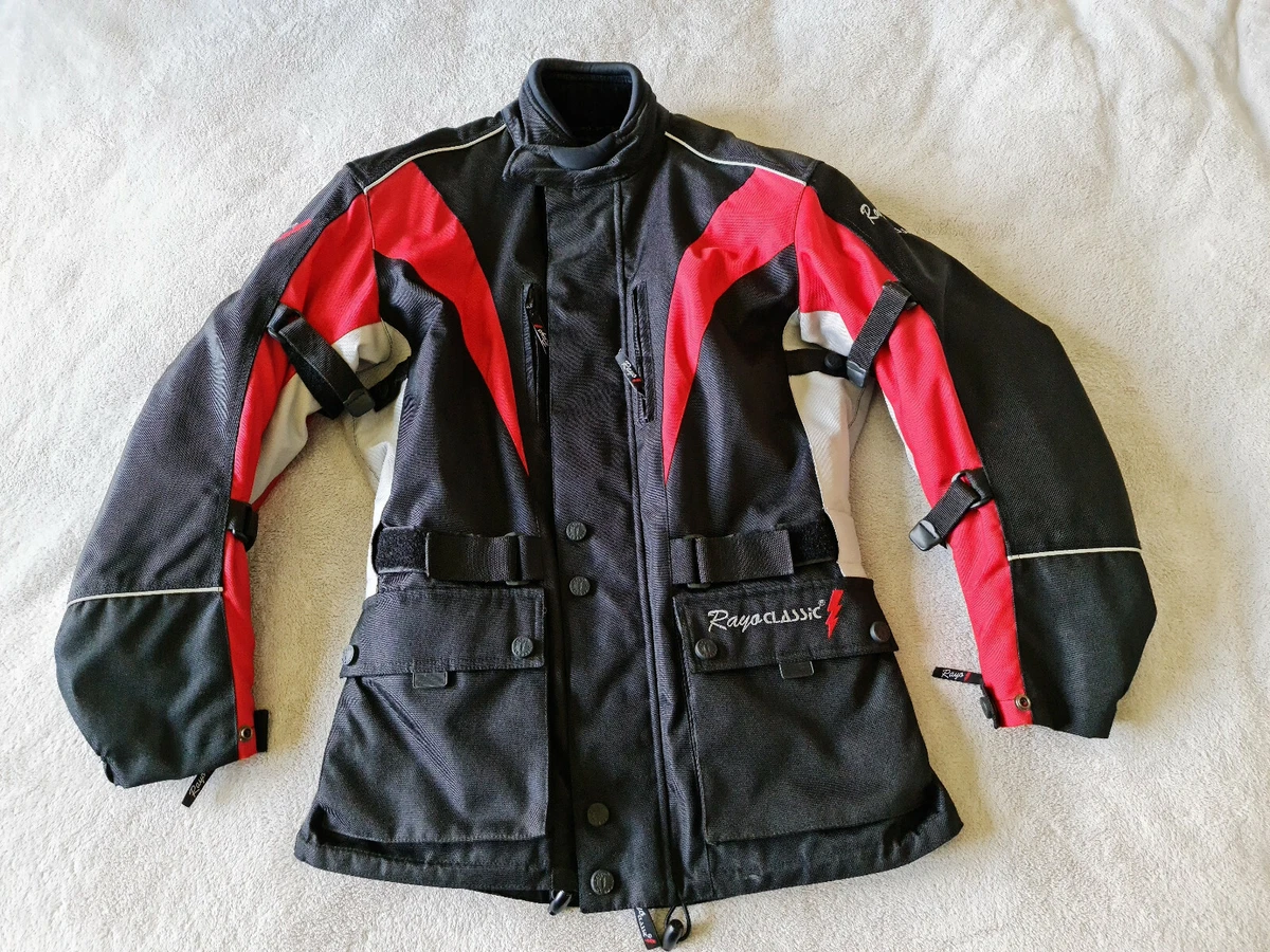 Motor Bike Jacket with safety pads medium eBay