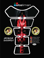 3D Motorcycle Carbon Vinyl Gel Gas Tank Pad Protector Decal and Sticker Tankpad