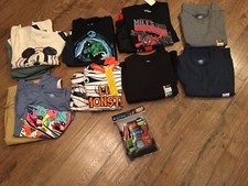 NWT Boys size M 10/10-12 Clothes Lot of 17 Pcs. Disney, Sonoma, Spiderman 