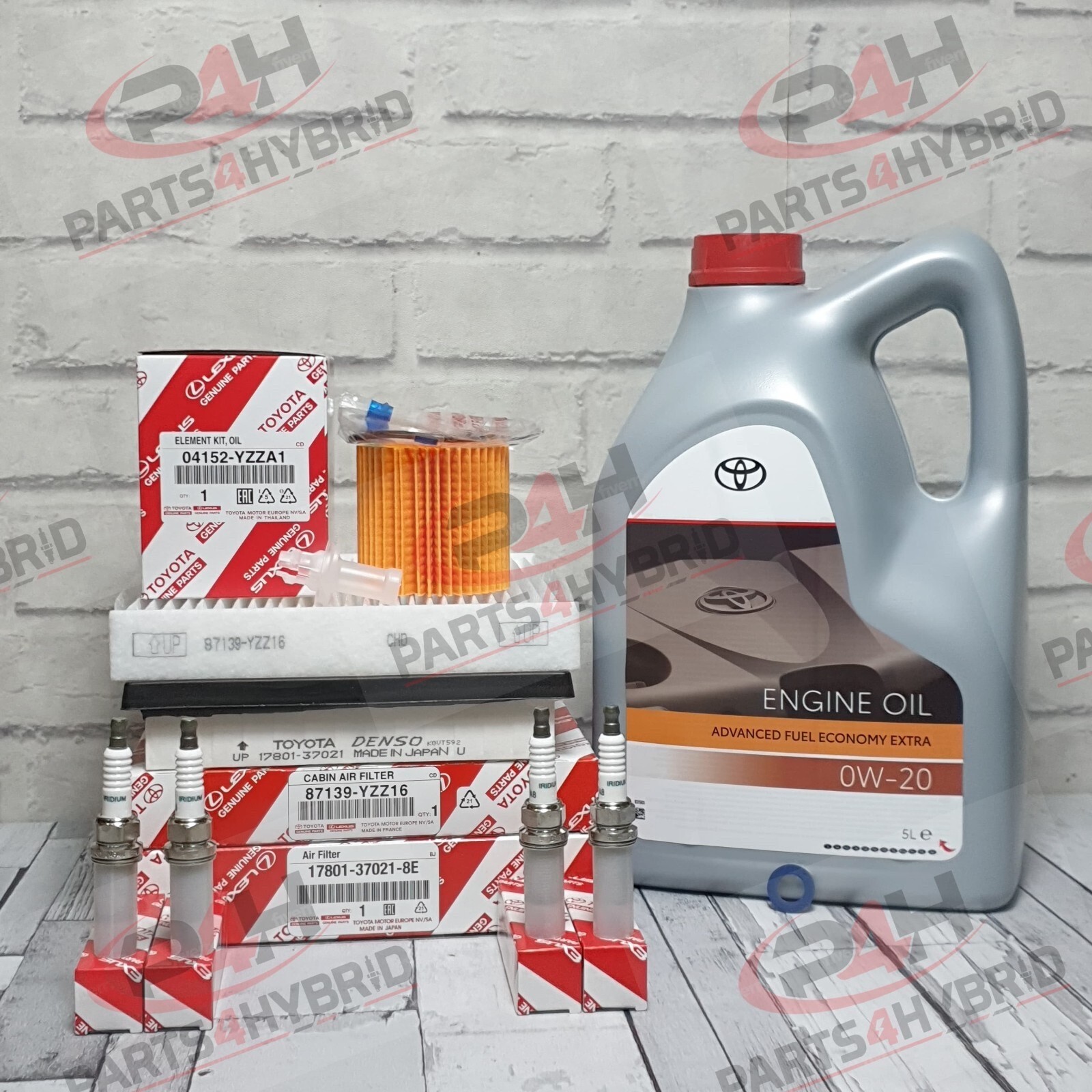 Genuine Lexus NX300H Service Kit AYZ10 & AYZ15 2014-2021 2.5L With Spark Plugs