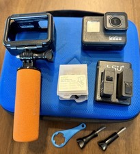 GoPro Hero 7 Black Camera with Case & Grip & Extra Batteries