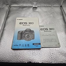OEM Canon EOS 30D Digital Instruction Manual  Pocket Guide Genuine Original Bk