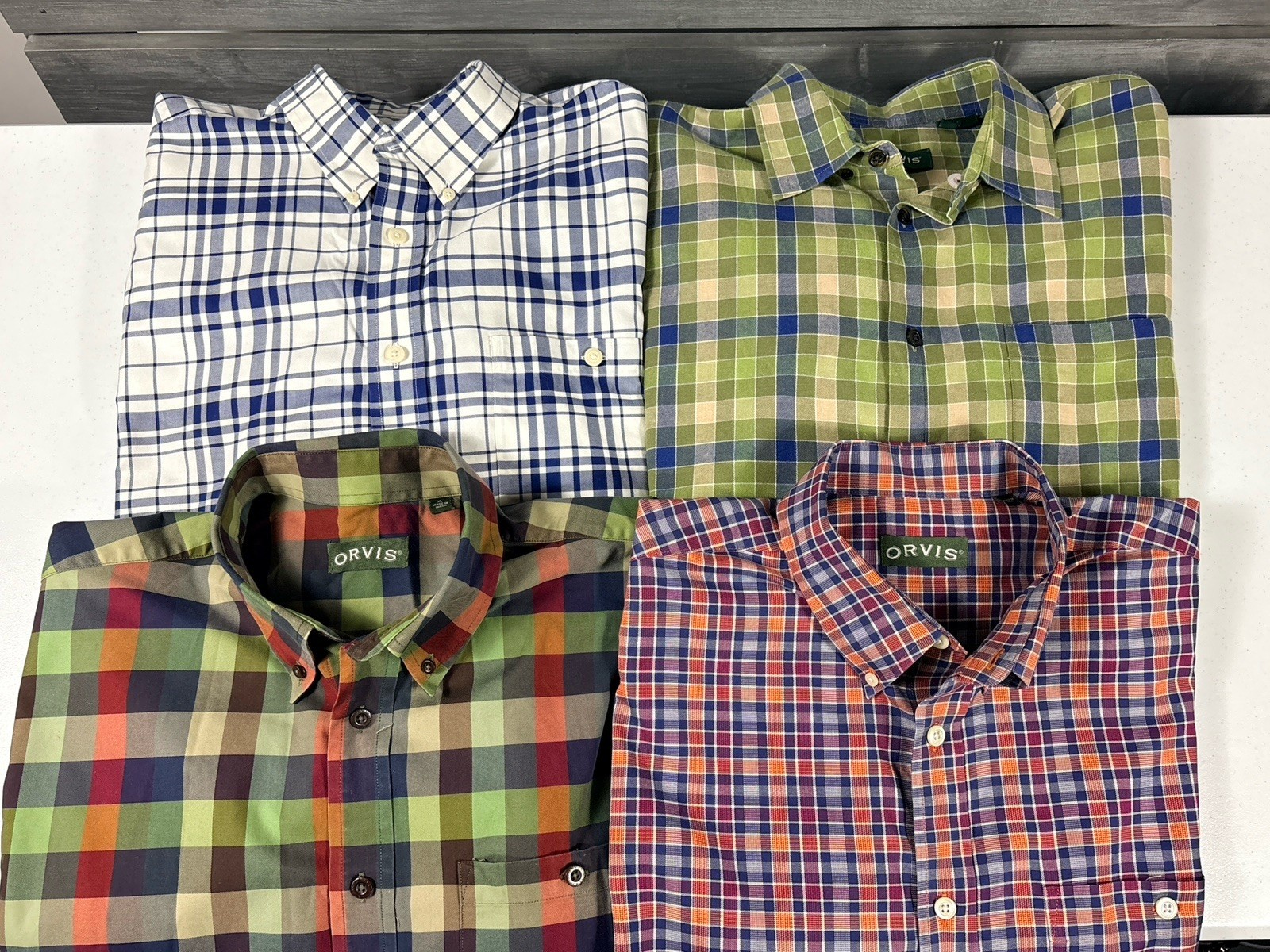 Orvis Shirt Mens XL Plaid Dress Casual Long Sleev… - image 1