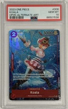 2023 One Piece Koala Alternate Art OP05-006 SR PSA 10 Gem Mint English