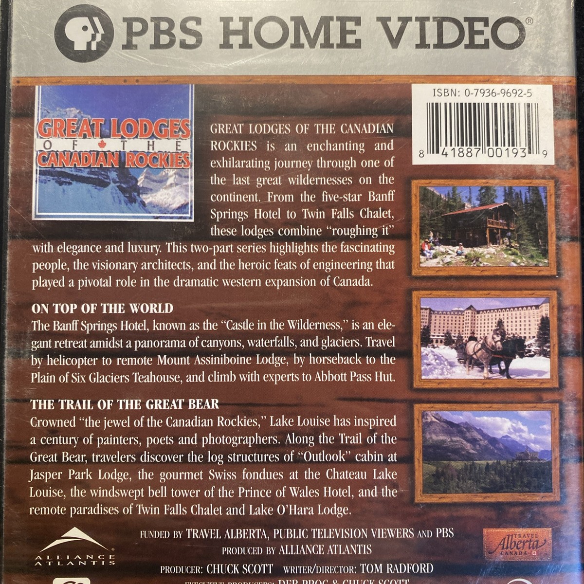 PBS Great Lodges of the Canadian Rockies (DVD, 2004) BRAND