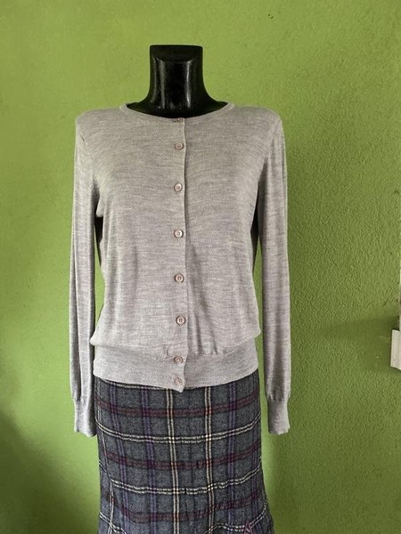Women Filippa K Sweater Grey Wool 40 / L / 48