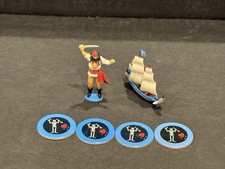 2007 Sababa Pirateology Board Game Replacement Parts - Blackbeard & Queen Anne