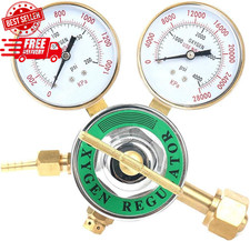 Oxygen Regulator Large Tank Gauge Cutting Torch Regulator CGA 540 SHIPS FREE