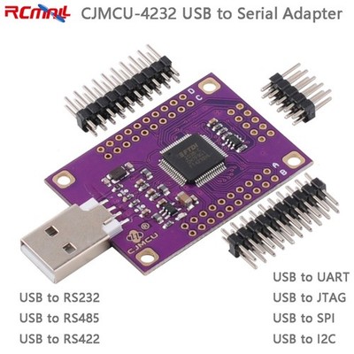 CJMCU-4232 USB to RS232/RS485/RS422/UART/JTAG/SPI/I2C Serial Adapter Module