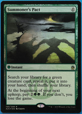 Summoner's Pact FOIL Masters 25 NM Green Rare MAGIC CARD (ID# 500562) ABUGames