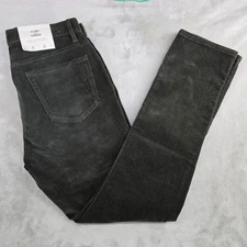 Flint and Tinder Slim Fit Corduroy Pants Mens 32x32 Green Huckberry new