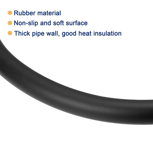 MECCANIXITY Foam Grip Tubing - 22mm ID, 32mm OD, 10" Black Pipe Insulation & Handle Cover - View #6