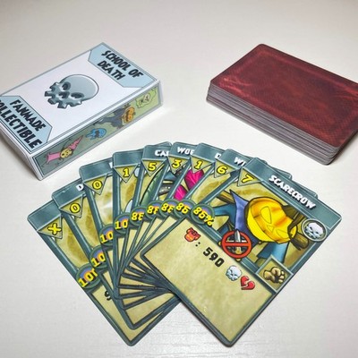 Wizard101 Handmade Collectible Death Card Deck | 40 Cards | FREE SHIPPING
