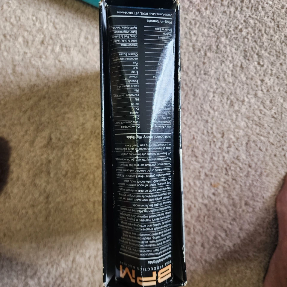 Motu BPM Discs BOX l LOCKED SERIAL NUMBER Beat Production Machine - Image 2 of 4