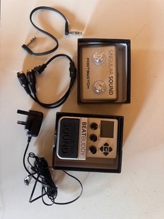 Aeros Beat Buddy DRUM MACHINE PEDAL mit Fußschalterpedal