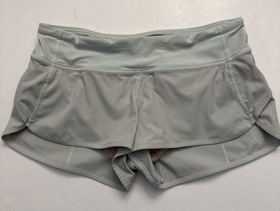 Lululemon Women's Mystic Mint Green Speed Up Shorts Size 6 Lined 3  Inseam