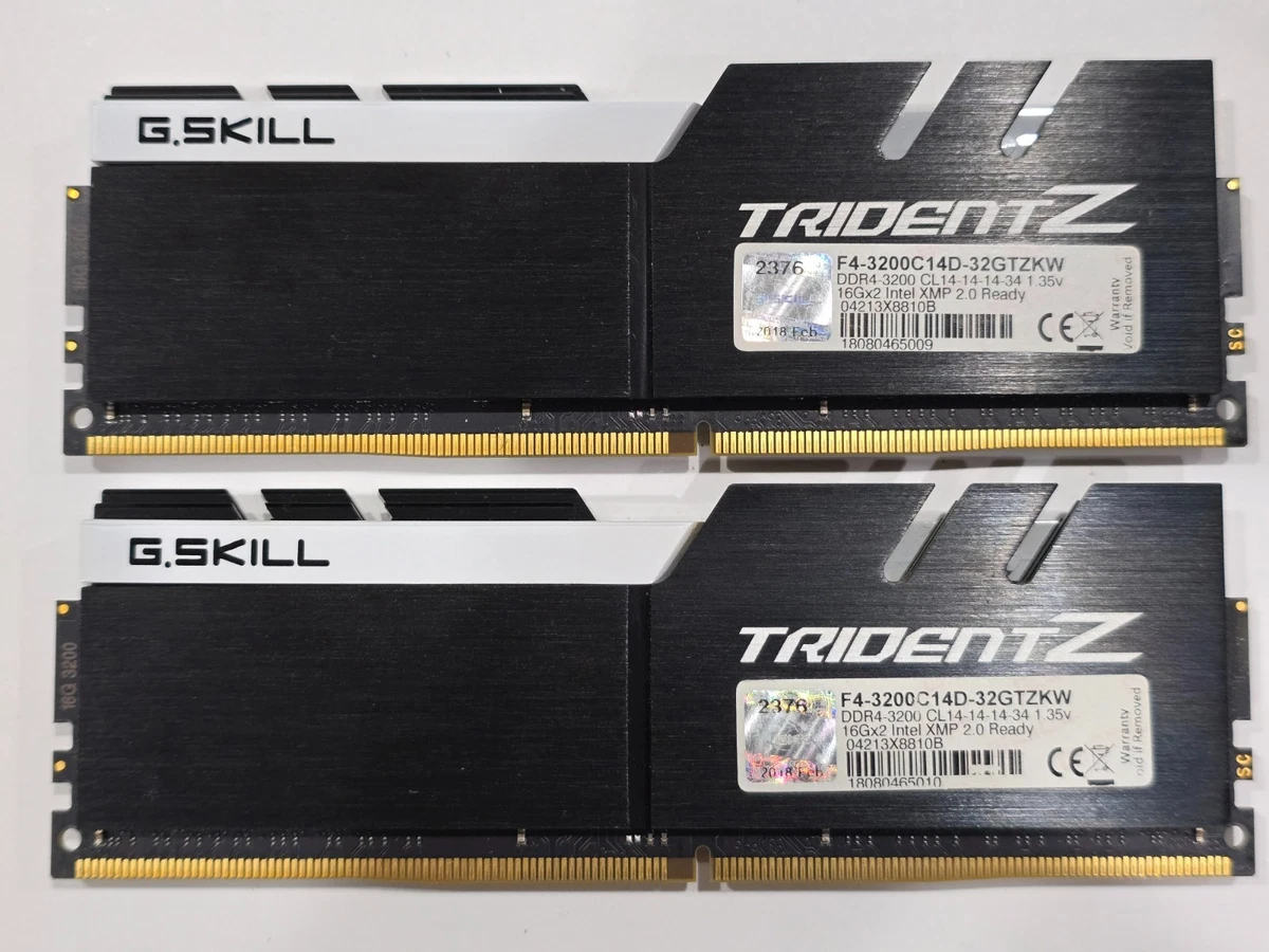 G. SKILL PC4-25600 (DDR4-3200) Bus Speed DDR4 SDRAM Memory (RAM