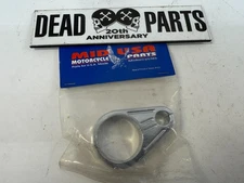 Harley NIP chrome billet ball milled 1 1/8" clutch brake line frame clamp