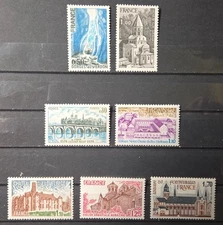 6303 - FRANCE- SCOTT# 1598 - 1604 - MNH - CAT $3.45